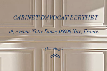 CABINET D'AVOCAT BERTHET